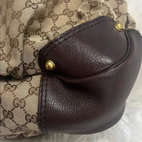 💎 authentic Gucci GG Canvas Jockey Large - Picture 14 of 16